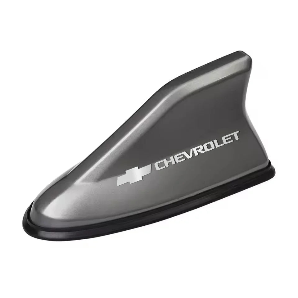 Antena Automotiva Tubarão para Chevrolet – Shark Fin Decorativa com Sinal de Rádio Universal