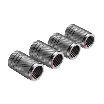Tampa de Válvula de Pneu Automotivo Alumínio Kit 4 Peças Universal
