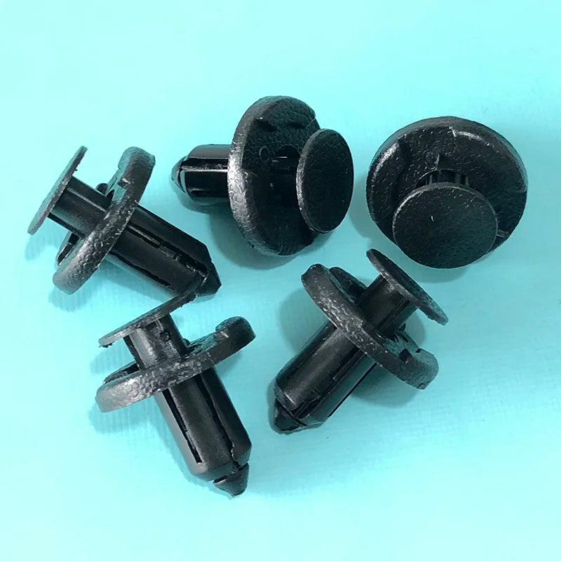 Kit Grampos Automotivos 8mm Fixação de Painéis 10 Peças Universal