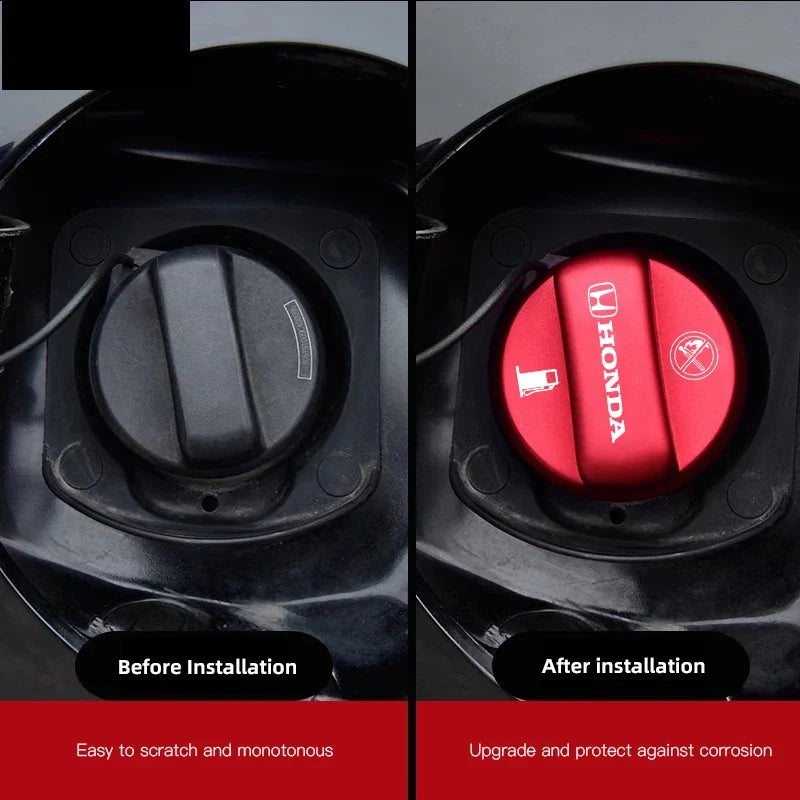 Protetor de Tampa de Combustível Honda com Logo – Capa Decorativa Anti Risco para Tanque