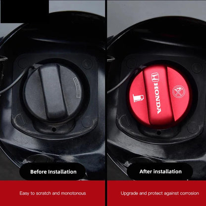 Protetor de Tampa de Combustível Honda com Logo – Capa Decorativa Anti Risco para Tanque