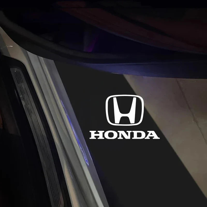 Projetor LED de Porta Honda Welcome Light – Luz de Cortesia com Logo (Kit 2 Peças)