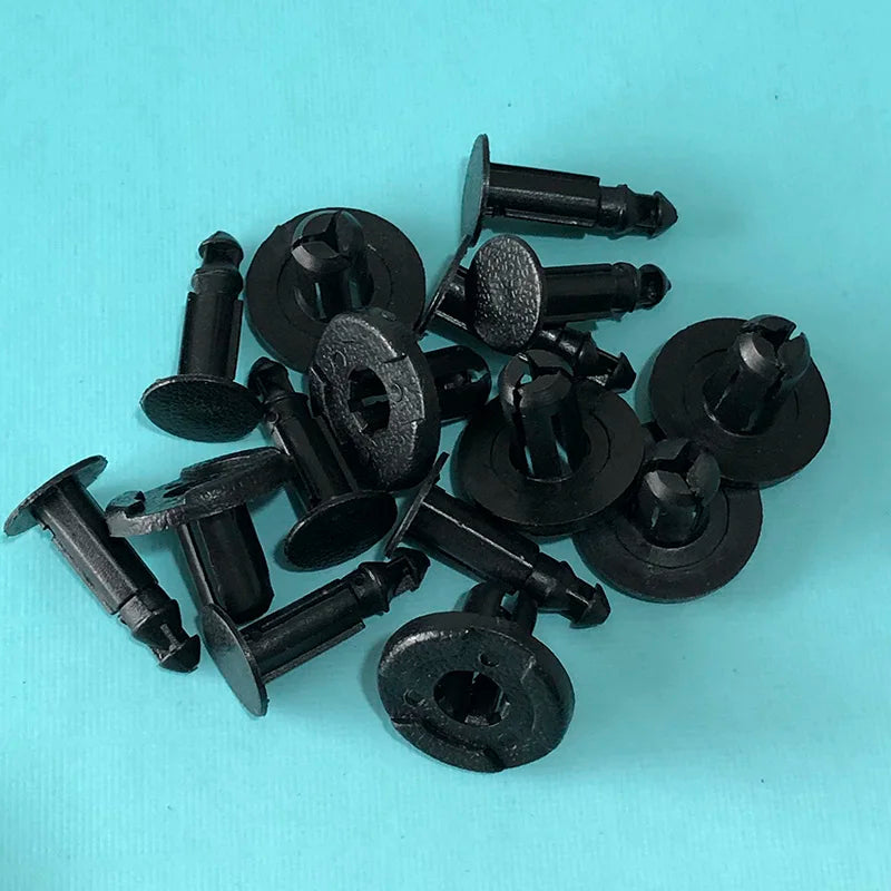 Kit Grampos Automotivos 8mm Fixação de Painéis 10 Peças Universal