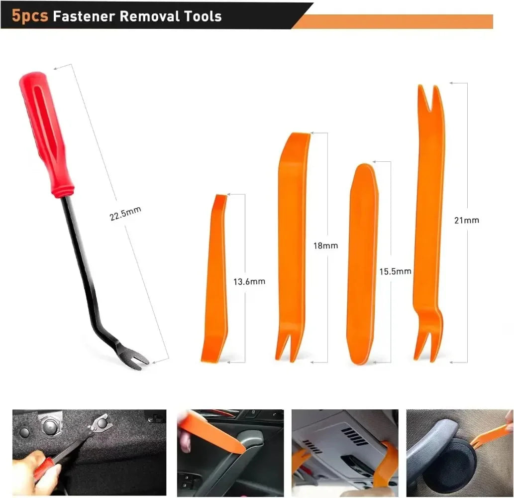 Kit Grampos Automotivos Universais 100 a 800 Peças para Fixação de Painéis