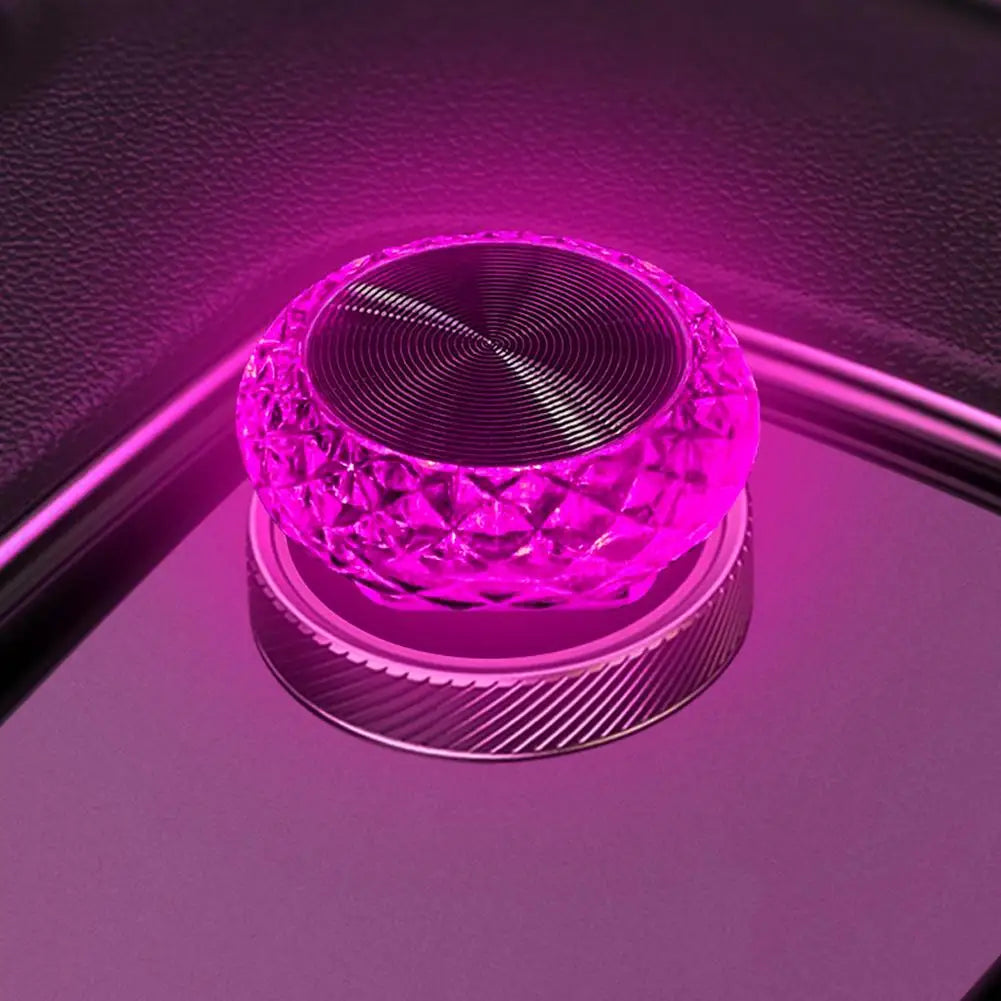 Mini Luz LED USB para Interior de Carro Iluminação Ambiente Portátil