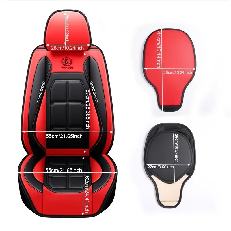 Capa de Banco Automotiva em Couro Universal para Carros – Proteção Completa e Estilo Premium