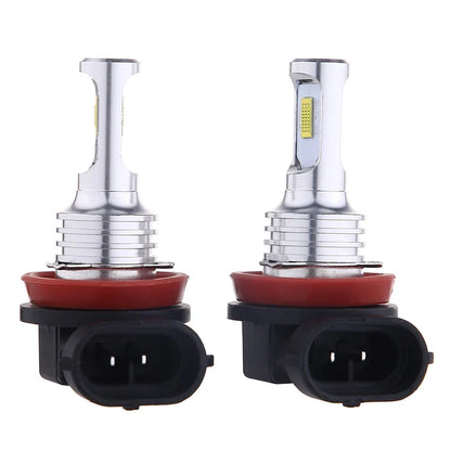 Lâmpada LED Automotiva H11/H8/H9 80W 30000LM – Farol e Neblina Super Brilho 3000K/6000K (Kit 2 Peças)
