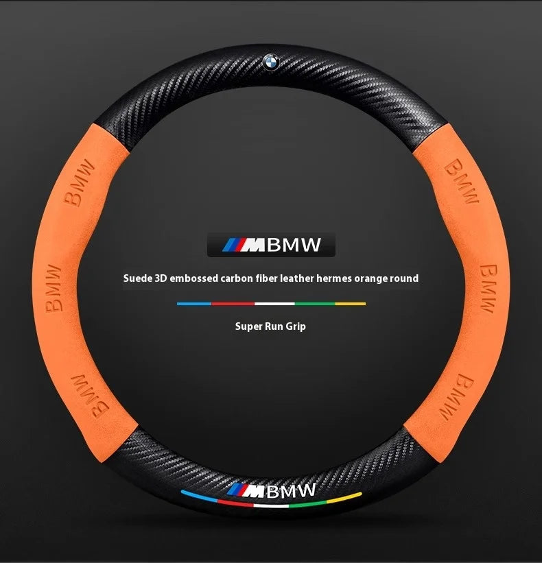 Capa de Volante Esportiva Antiderrapante para BMW Série M e Linhas F G E
