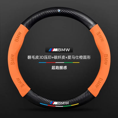 Capa de Volante Esportiva Antiderrapante para BMW Série M e Linhas F G E