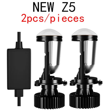 Lâmpada LED H4 20000LM com Mini Projetor Canbus 6500K – Farol Automotivo Alto e Baixo Plug and Play
