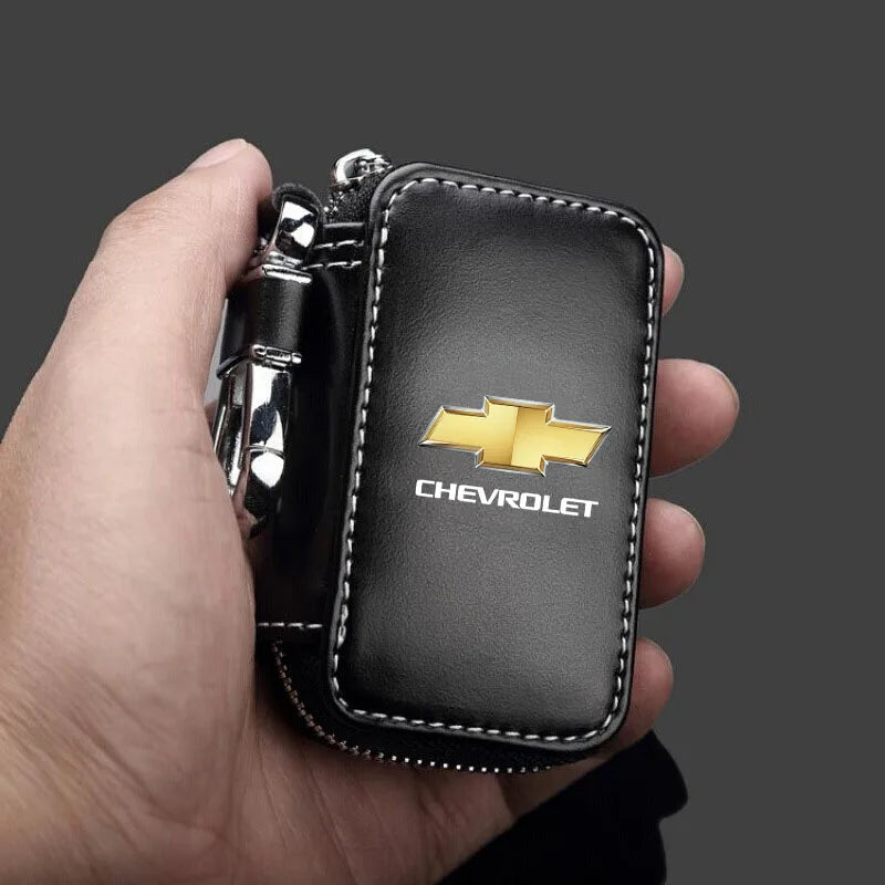Capa de Chave Automotiva em Couro para Corvette C1 a C8 – Proteção Premium Completa com Design Luxo