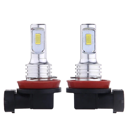 Lâmpada LED Automotiva H11/H8/H9 80W 30000LM – Farol e Neblina Super Brilho 3000K/6000K (Kit 2 Peças)