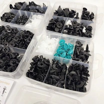 Kit Grampos Automotivos Universais 100 a 800 Peças para Fixação de Painéis