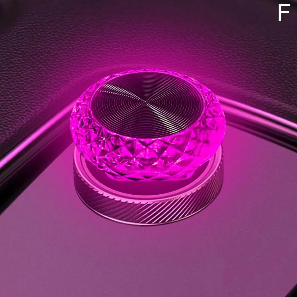 Mini Luz LED USB para Interior de Carro Iluminação Ambiente Portátil
