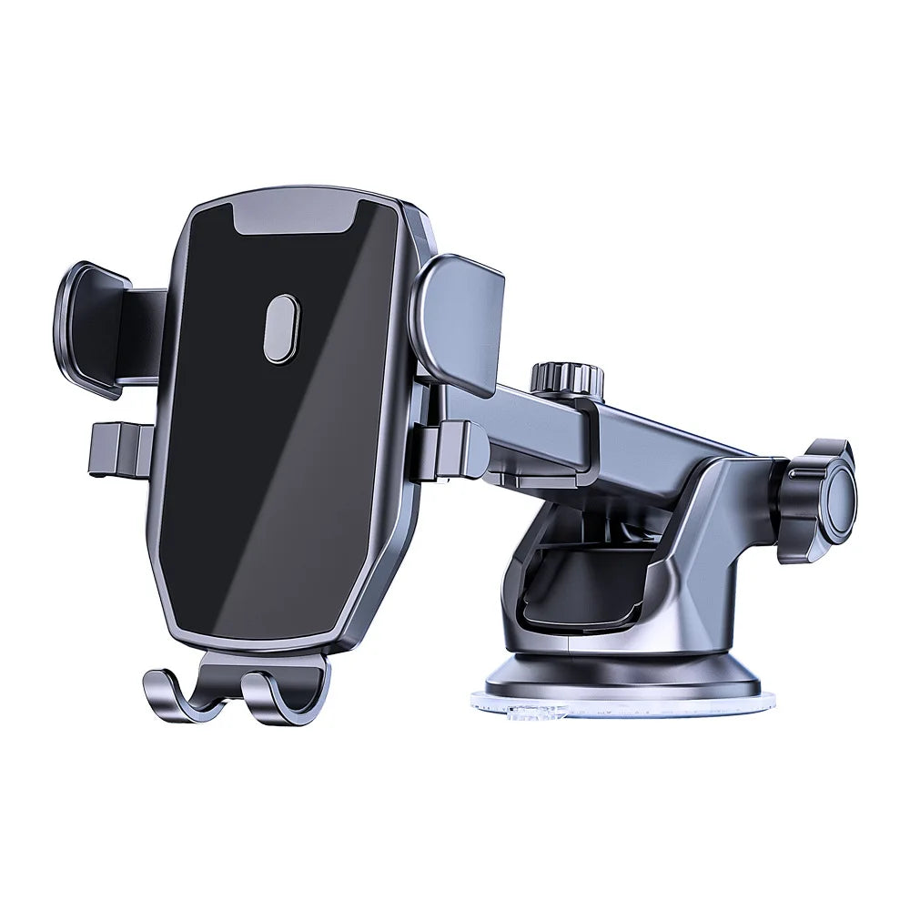 Suporte de Celular Veicular com Ventosa Ajustável para Painel ou Vidro