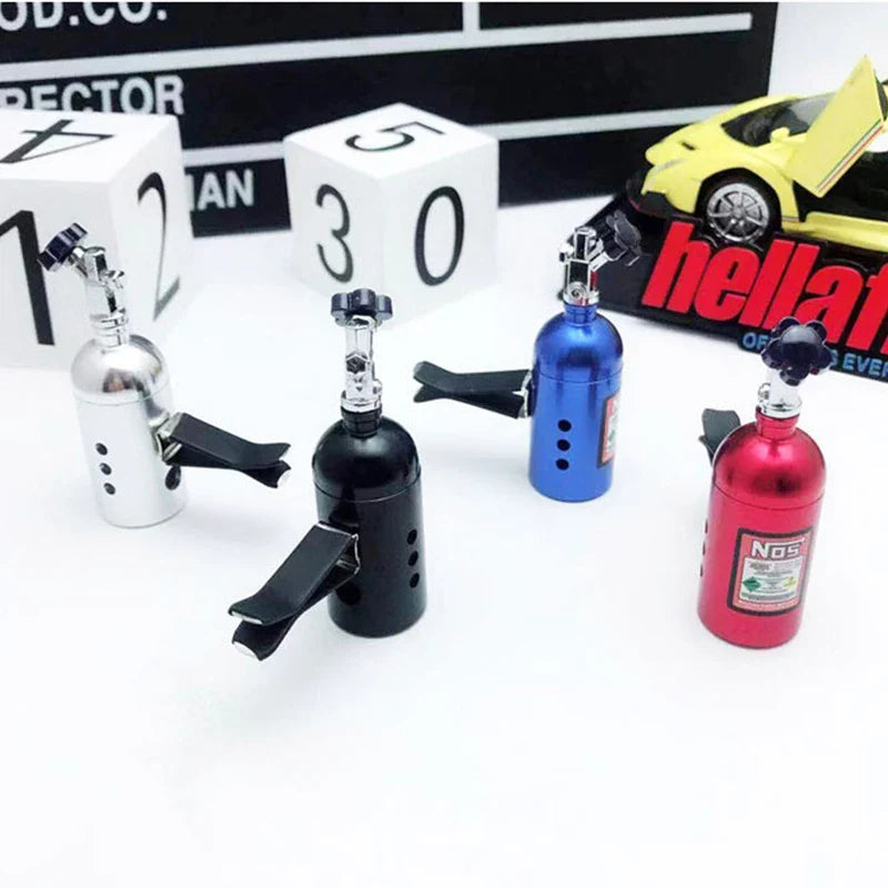 Perfume Automotivo NOS Nitro para Saída de Ar – Aromatizador Vent Clip Estilo Racing (Kit com Refis)