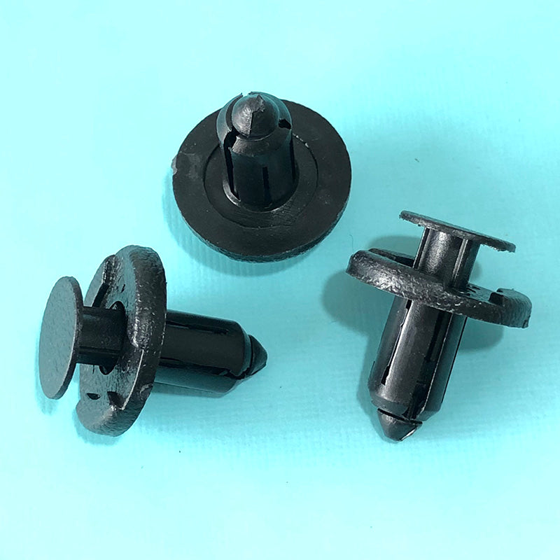 Kit Grampos Automotivos 8mm Fixação de Painéis 10 Peças Universal
