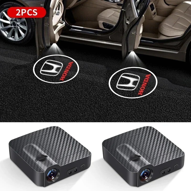Luz de Porta Automotiva LED com Projeção Logo para Honda
