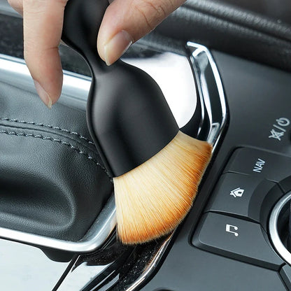 Escova de Limpeza para Saída de Ar Automotiva com Capa Protetora
