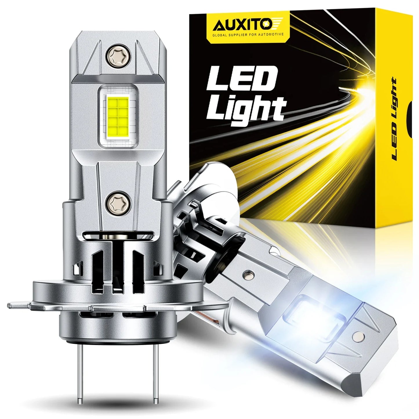 Lâmpada LED H7 Canbus 30000LM 6500K para Farol Automotivo – Luz Branca Ultra Forte Plug and Play