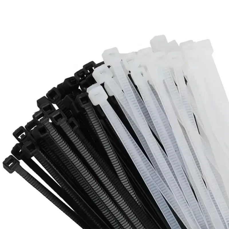 Abraçadeiras de Nylon para Cabos Kit 100 a 1000 Peças Auto Travante