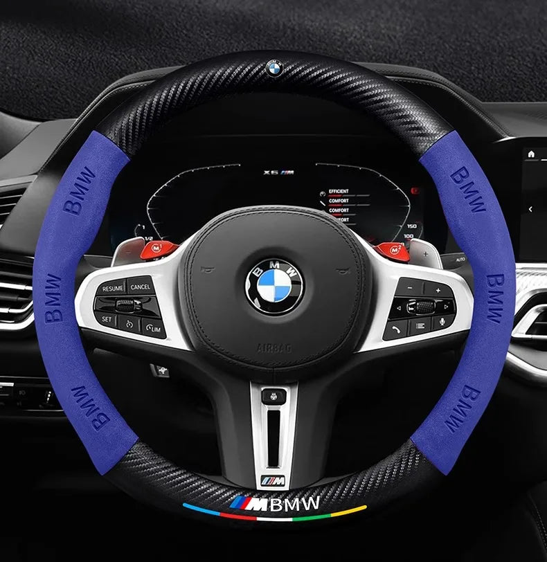 Capa de Volante Esportiva Antiderrapante para BMW Série M e Linhas F G E