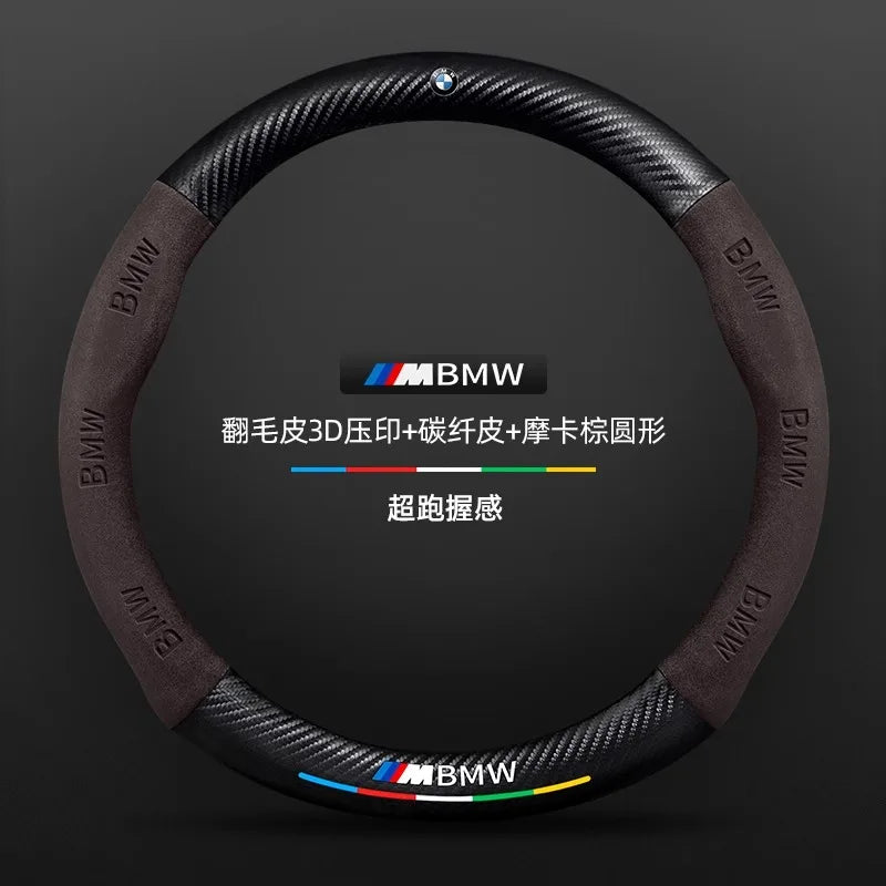 Capa de Volante Esportiva Antiderrapante para BMW Série M e Linhas F G E