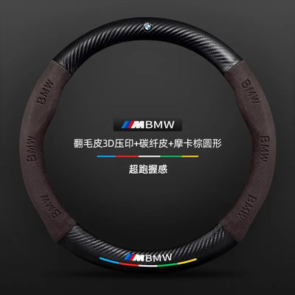 Capa de Volante Esportiva Antiderrapante para BMW Série M e Linhas F G E