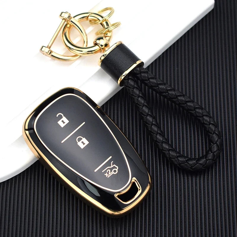 Capa de Chave Automotiva TPU para Chevrolet Cruze, Camaro e Onix – Proteção Premium Anti Risco