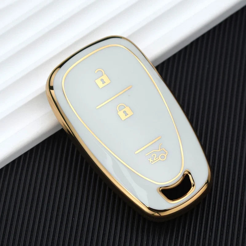 Capa de Chave Automotiva TPU para Chevrolet Cruze, Camaro e Onix – Proteção Premium Anti Risco