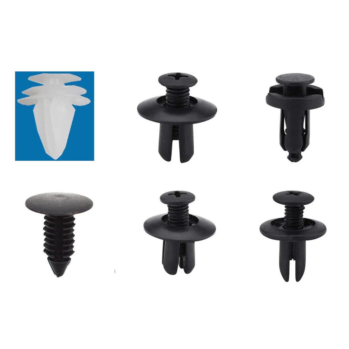 Kit Grampos Automotivos Universais para Fixação de Painéis 50 a 100 Peças