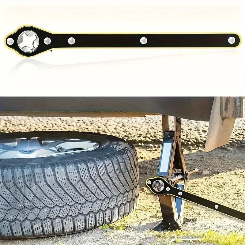Chave Cruz Automotiva com Catraca Ferramenta para Troca de Pneu