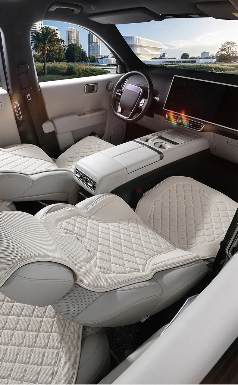 Capa de Banco Automotivo Completa em Linho Respirável para Carro e suv
