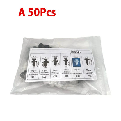Kit Grampos Automotivos Universais para Fixação de Painéis 50 a 100 Peças