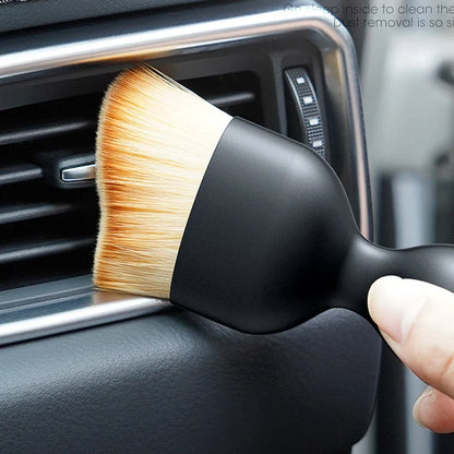 Escova de Limpeza para Saída de Ar Automotiva com Capa Protetora