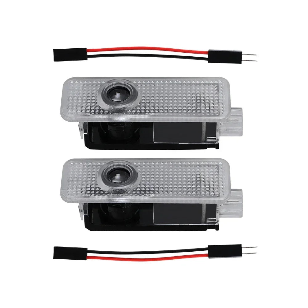 Projetor LED de Porta BMW Welcome Light – Luz de Cortesia com Logo para Série 3, 5, 7 e X1 (Kit 2 ou 4 Peças)
