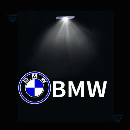Projetor LED de Porta BMW Welcome Light – Luz de Cortesia com Logo para Série 3, 5, 7 e X1 (Kit 2 ou 4 Peças)
