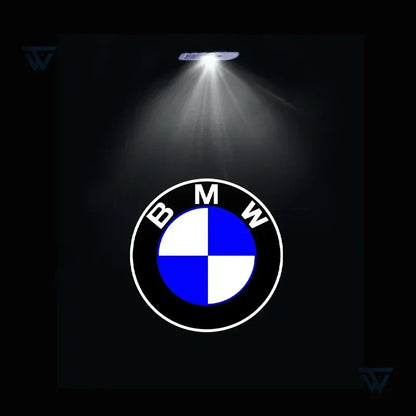 Projetor LED de Porta BMW Welcome Light – Luz de Cortesia com Logo para Série 3, 5, 7 e X1 (Kit 2 ou 4 Peças)