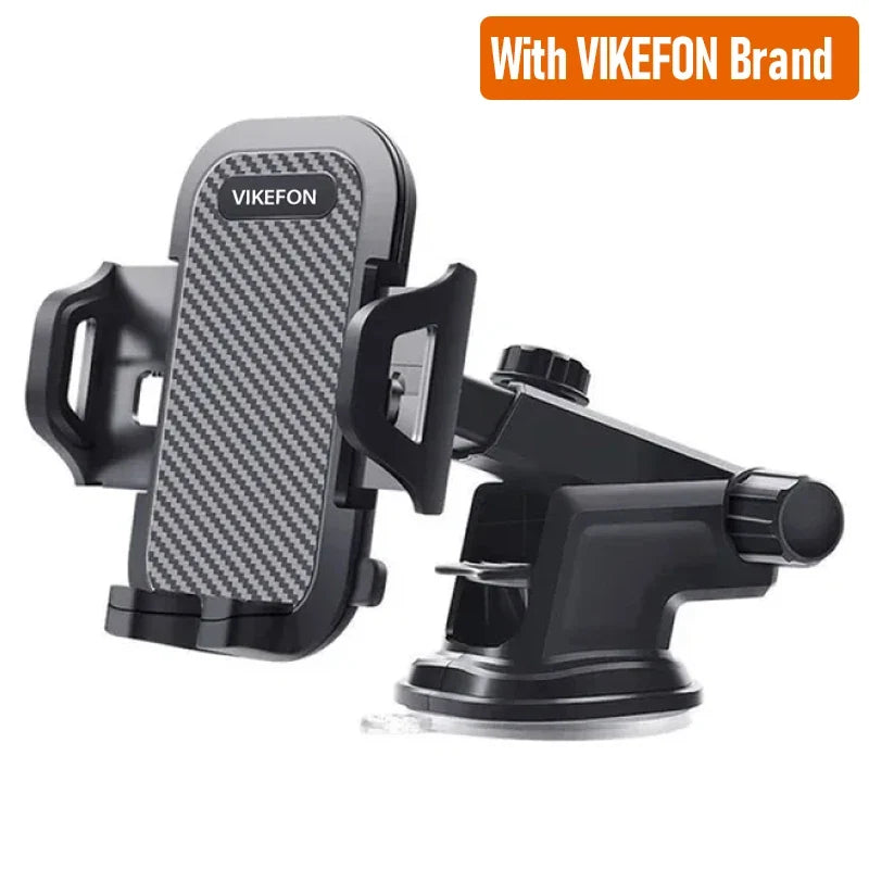 Suporte de Celular Veicular com Ventosa Ajustável para Painel ou Vidro