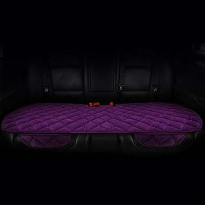 Almofada de Banco Automotivo Plush Inverno – Capa Antiderrapante Quente Universal (Kit 3 Peças)