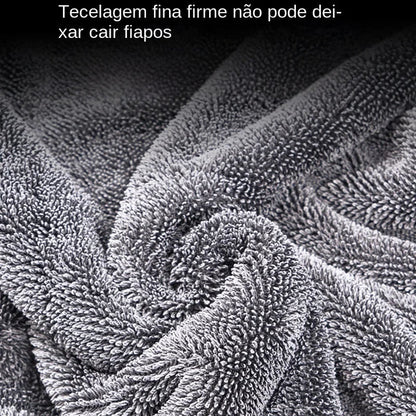 Toalha de Microfibra Automotiva Extra Grande 160x60cm Alta Absorção