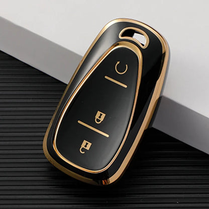 Capa de Chave Automotiva TPU para Chevrolet Cruze, Camaro e Onix – Proteção Premium Anti Risco