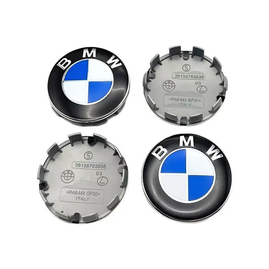 Tampa Central de Roda para BMW 56mm 68mm Kit 4 Peças
