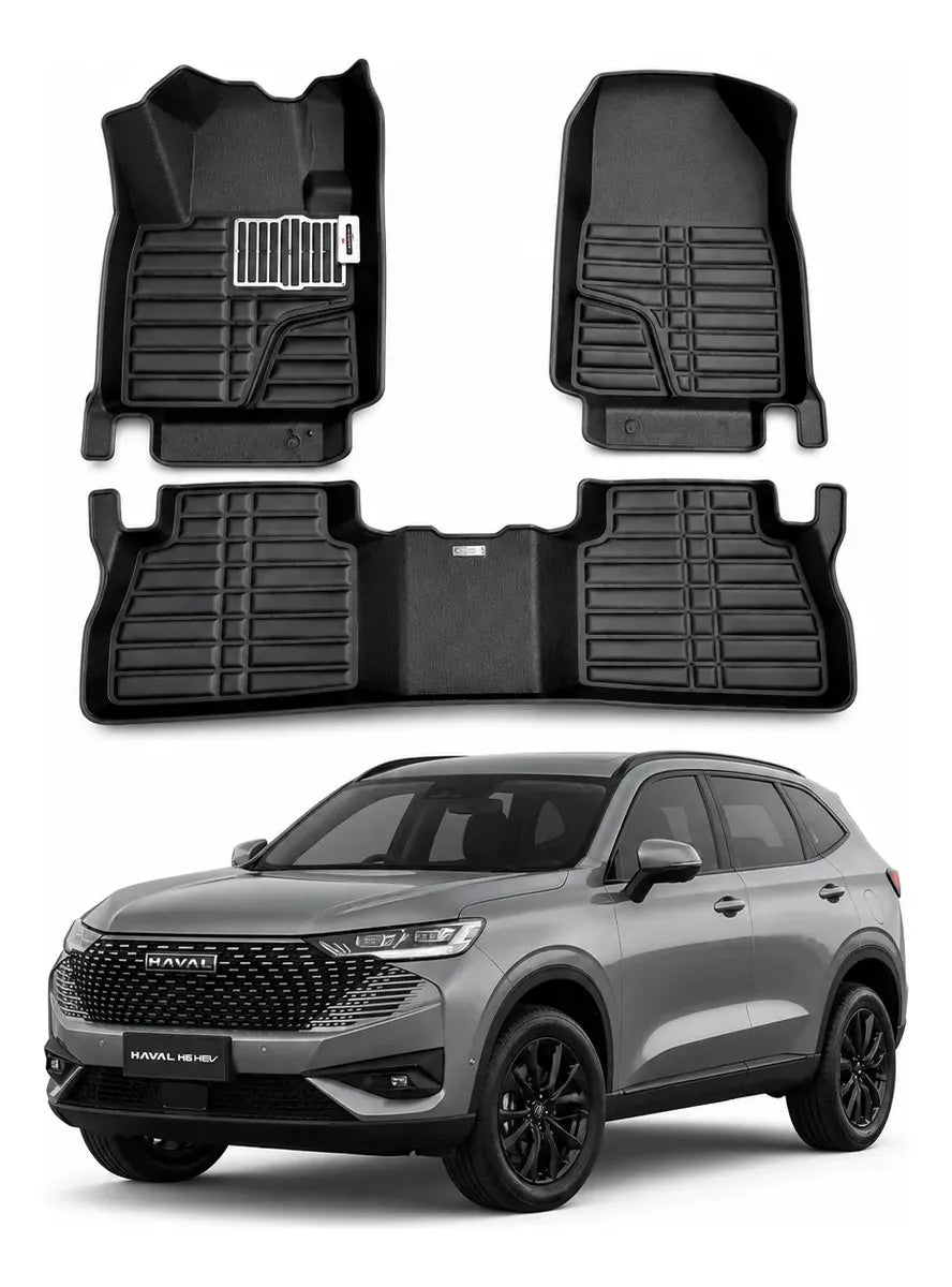 Tapete Bandeja GWM Haval H6 Sob Medida Jogo Completo