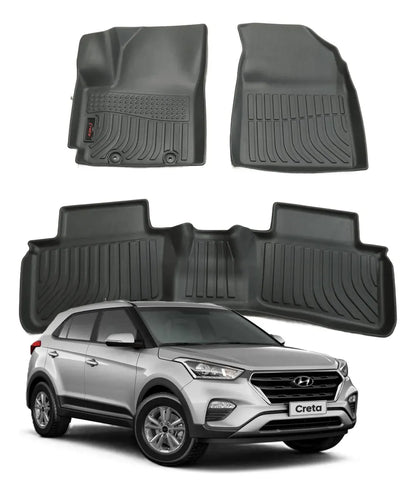 Tapete Bandeja Hyundai Creta  2021 A 2027 Sob Medida Jogo Completo