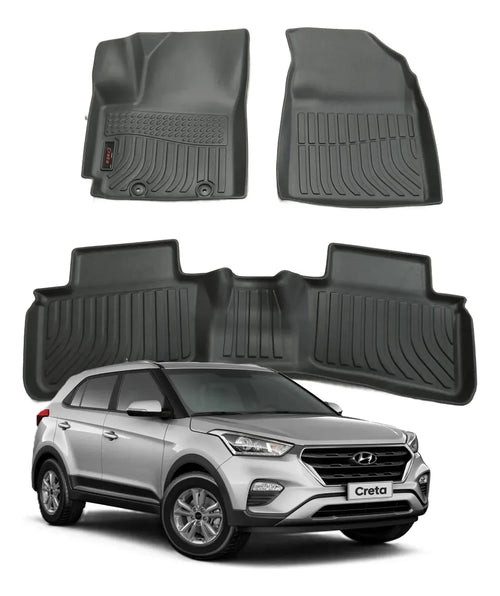 Tapete Bandeja Hyundai Creta  2021 A 2027 Sob Medida Jogo Completo