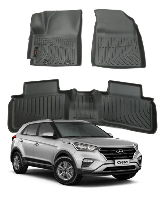 Tapete Bandeja Hyundai Creta  2021 A 2027 Sob Medida Jogo Completo