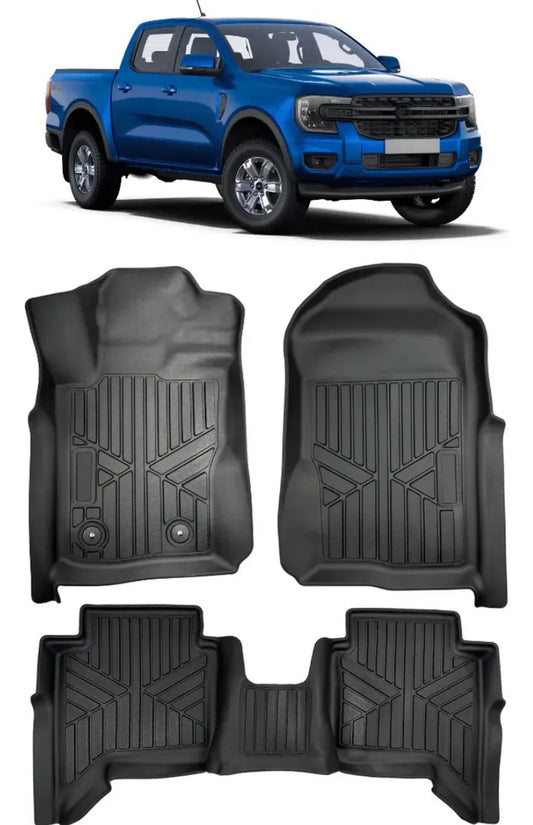 Tapete Bandeja Premium Ford Ranger 2024 a 2025 Jogo Completo