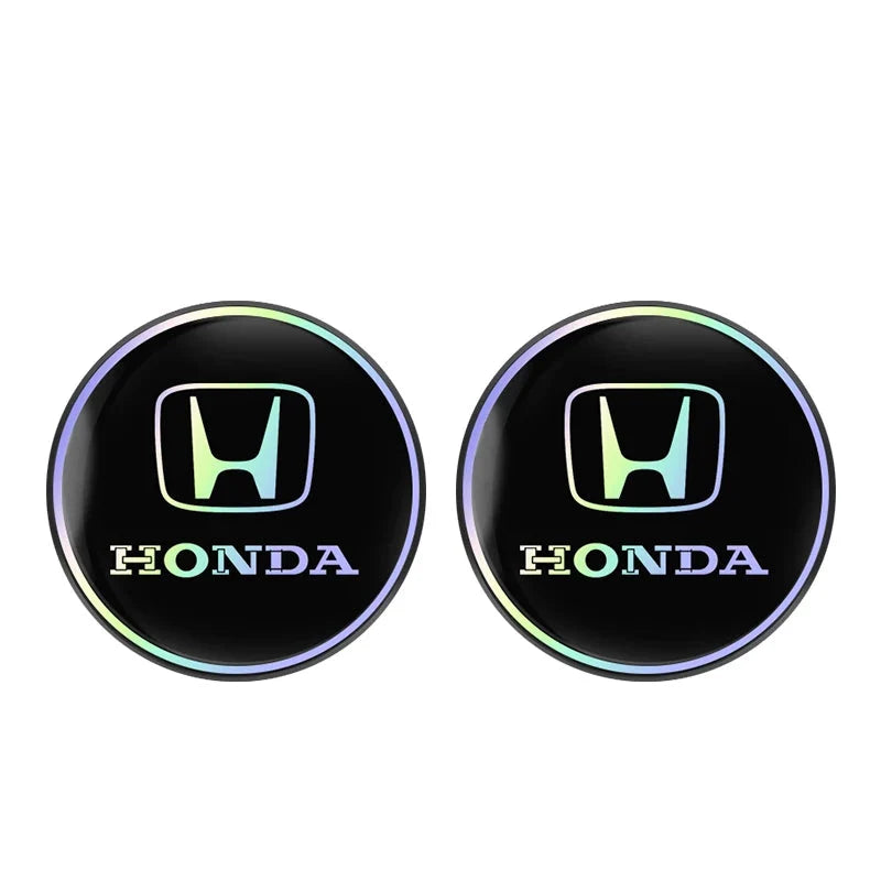 Tapete Porta-Copos Automotivo Honda – Base Antiderrapante para Copo (Kit 2 Peças)