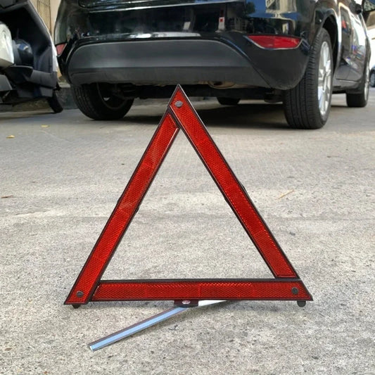 Triângulo de Segurança Automotivo Dobrável Refletivo para Emergência